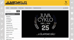 Desktop Screenshot of juvacyklo.cz