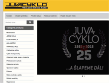 Tablet Screenshot of juvacyklo.cz